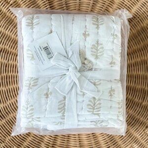 NEW Serena & Lily Cambria Euro Pillow Sham-Sand Beige